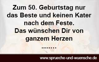 50 Geburtstag Sprüche - Sprüche zum 50. Geburtstag Platz 4