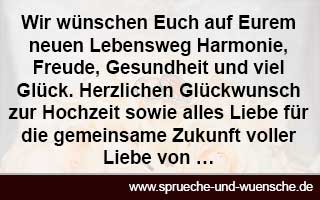 Glückwunsch zur Hochzeit für eine Karte - Glückwünsche zur Hochzeit Platz 4